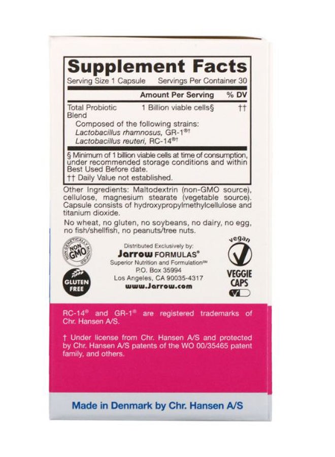 jarrow formulas New Shelf Stable Fem Dophilus - 30 Veggie Caps - Image 2