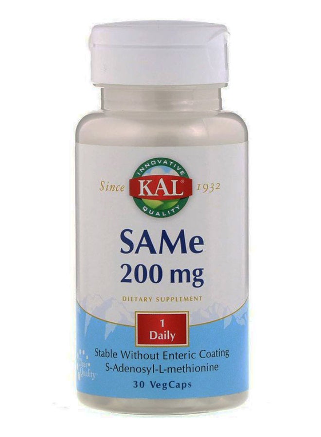 KAL SAMe Stable Without Enteric Coating - 30 VegCaps - Image 1