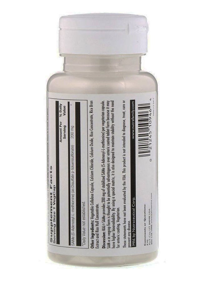 KAL SAMe Stable Without Enteric Coating - 30 VegCaps - Image 2