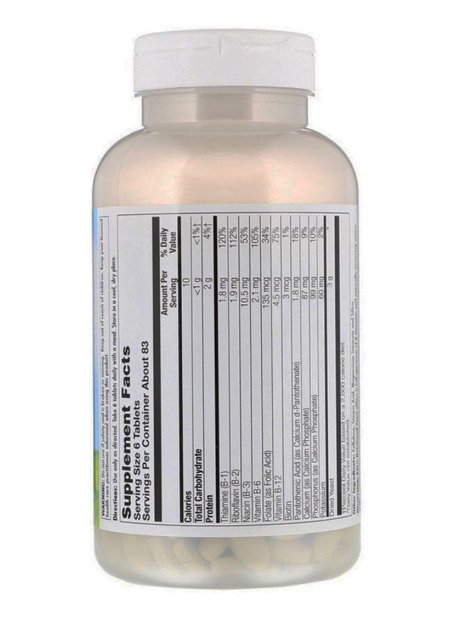 KAL - Nutritional Yeast Dietary Supplement - 500 Tablets - Image 1