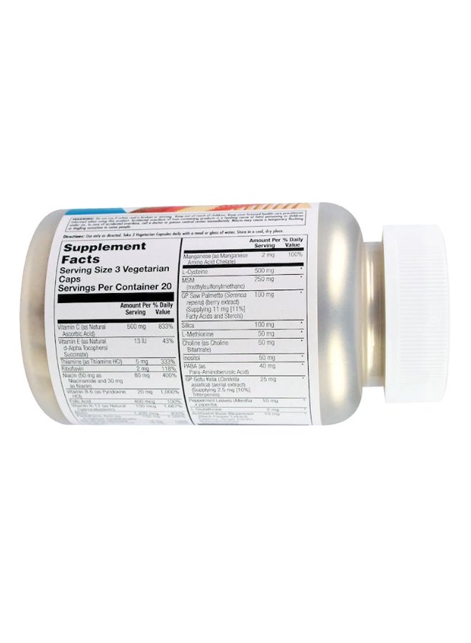 KAL - Hair Force High Potency Biotin Formula - 60 Veggie Caps - Image 1