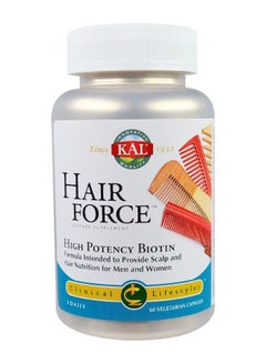 Hair Force High Potency Biotin Formula - 60 Veggie Caps