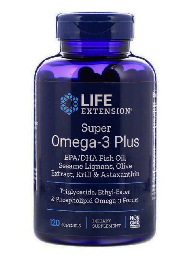 Life Extension Super Omega-3 Plus - 120 Softgels - Image 1