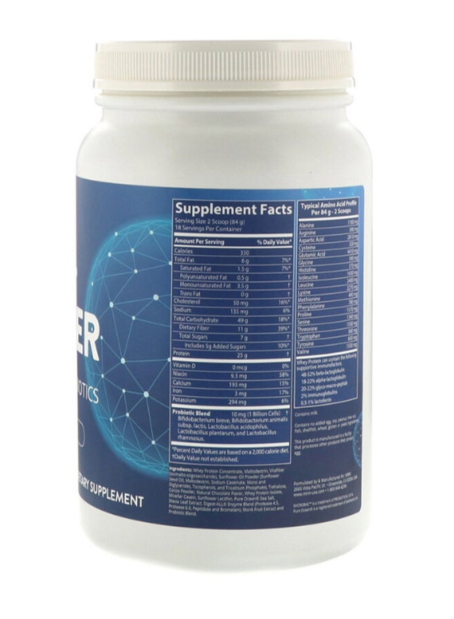 MRM Nutrition Chocolate Gainer With 1 Billion Probiotics - Image 2