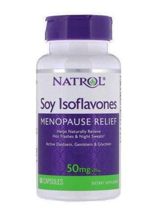 Soy Isoflavones Dietary Supplement - 60 Capsules - v1586621200/N36671116A_1