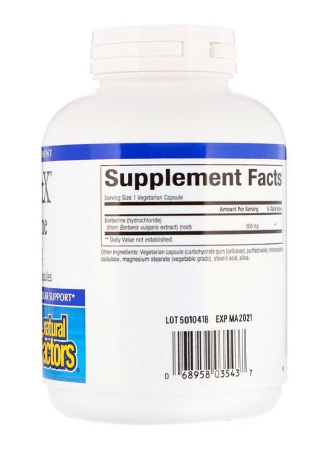 natural Factors WellBetX Berberine Dietary Supplement - 120 Capsules  - Image 2