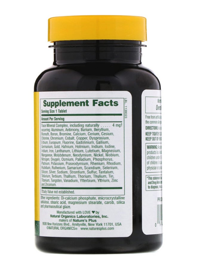 Natures Plus Multi Trace-Mins Minerals Digestion Support - 180 Tablets - Image 2