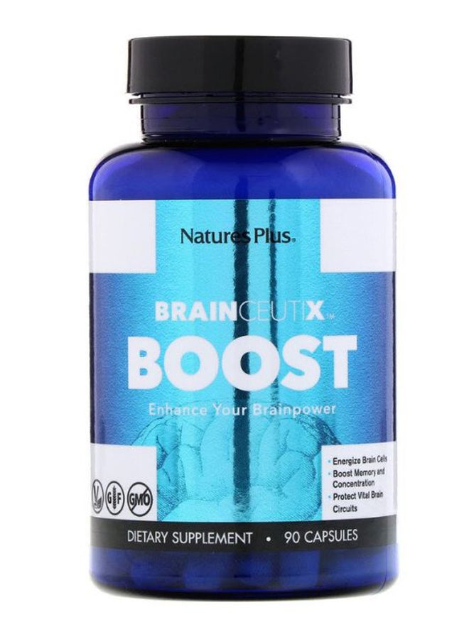 Natures Plus Brainceutix Boost Dietary Supplement - 90 Capsules - Image 1
