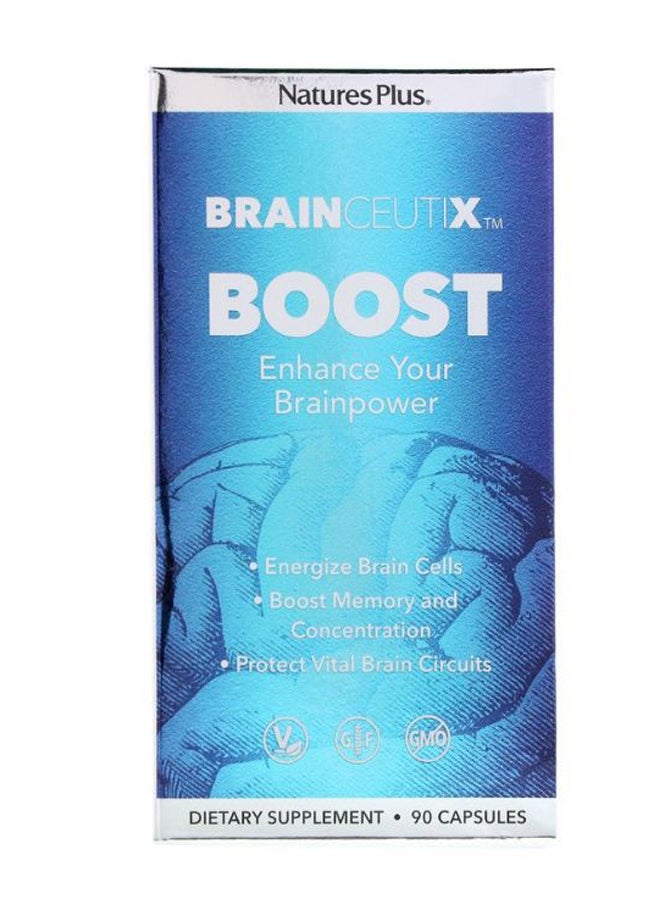 Natures Plus Brainceutix Boost Dietary Supplement - 90 Capsules - Image 2