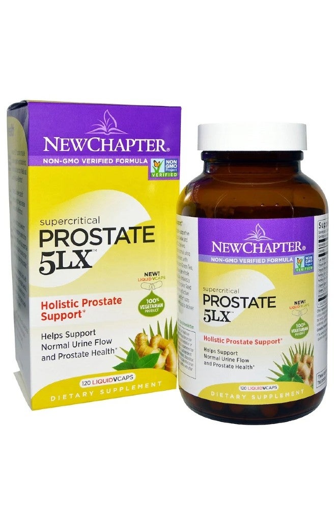 نيو تشابتر مكمل غذائي 5LX للدعم الشامل للبروستاتا - 120 كبسولة نباتية سائلة - Image 1