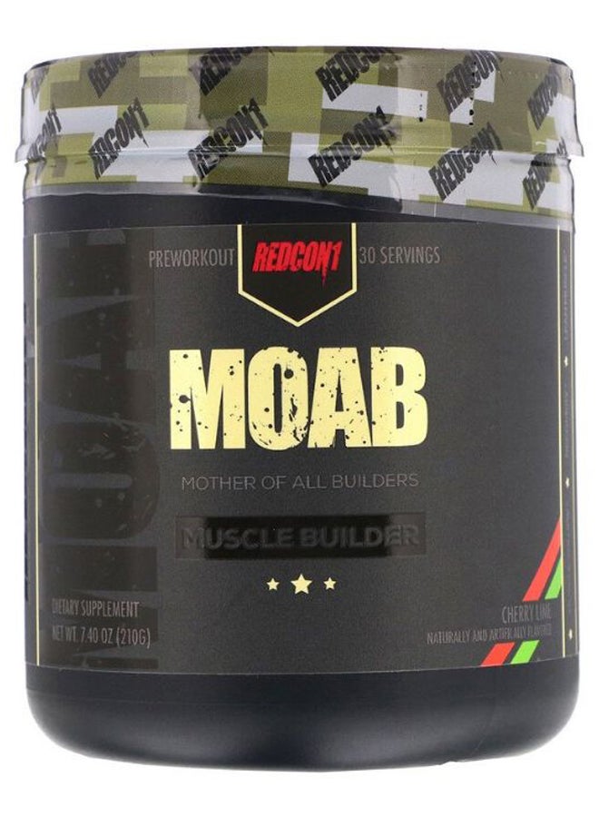 REDCON1 MOAB Muscle Builder Pre-Workout - Cherry Lime - 210 g - Image 1