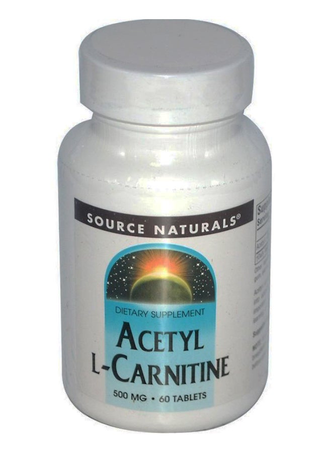 Source Naturals Acetyl L-Carnitine- 60 Tablets - Image 1