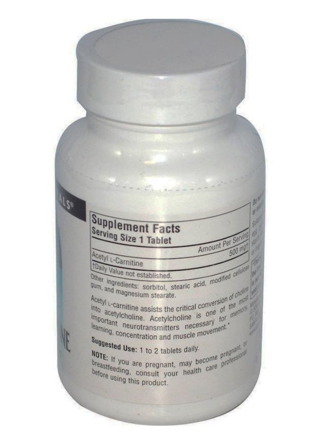 Source Naturals Acetyl L-Carnitine- 60 Tablets - Image 2