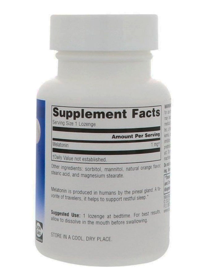 Source Naturals Melatonin Orange Flavor Help Promote Sleep - 100 Lozenges - Image 2