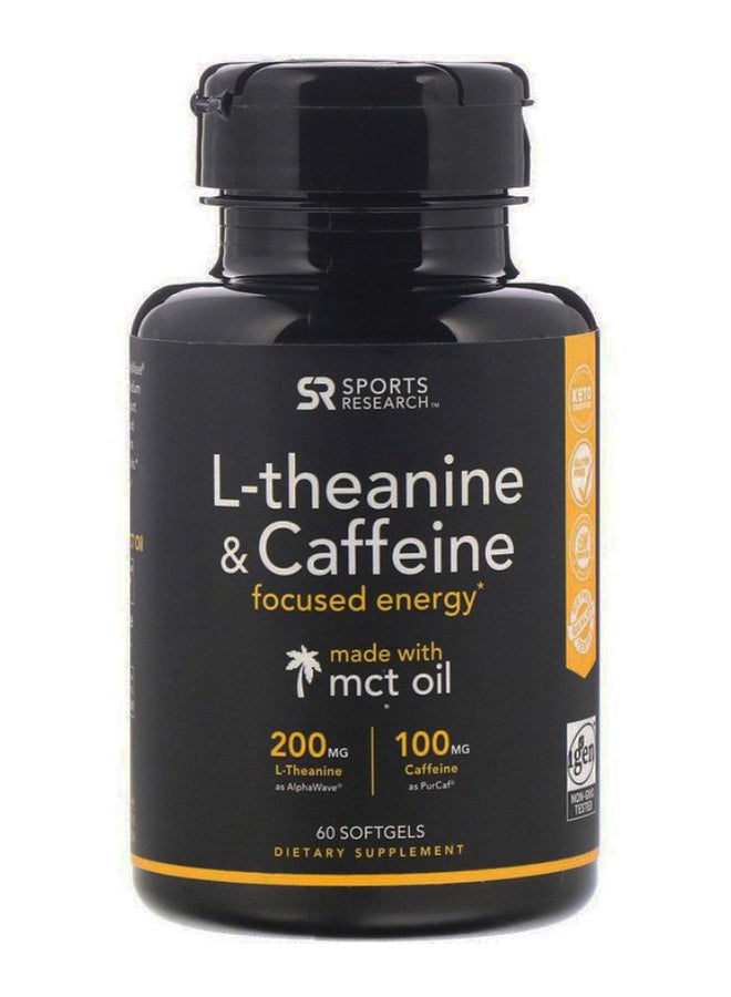 L-Theanine And Caffeine With MCT Oil - 60 Softgels - v1586621338/N36671444A_1