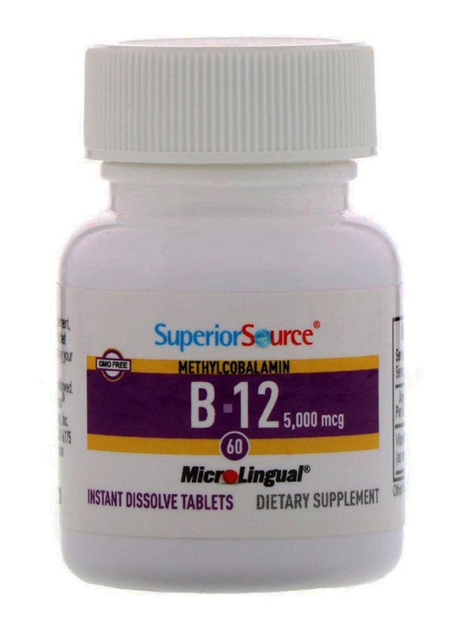 Superior Source Methylcobalamin Instant Dissolve - 60 Tablets 
