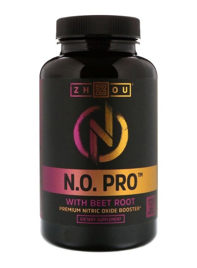 Zhou Nutrition N.O. Pro With Beet Root Dietary Supplement - 120 Capsules  - Image 1