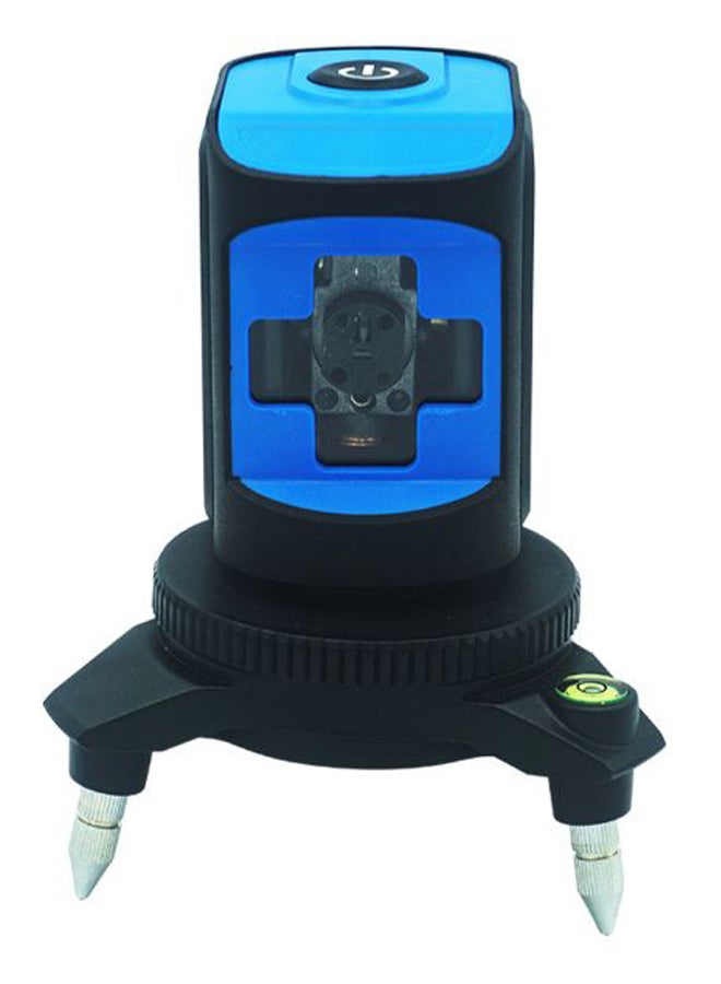 Generic Horizontal Vertical Crossing Two Lines Laser Level Meter Black/Blue/Silver 7.50X5.50X7.20centimeter 