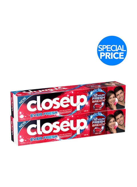 Red Hot Toothpaste, 120ml, Pack Of 2