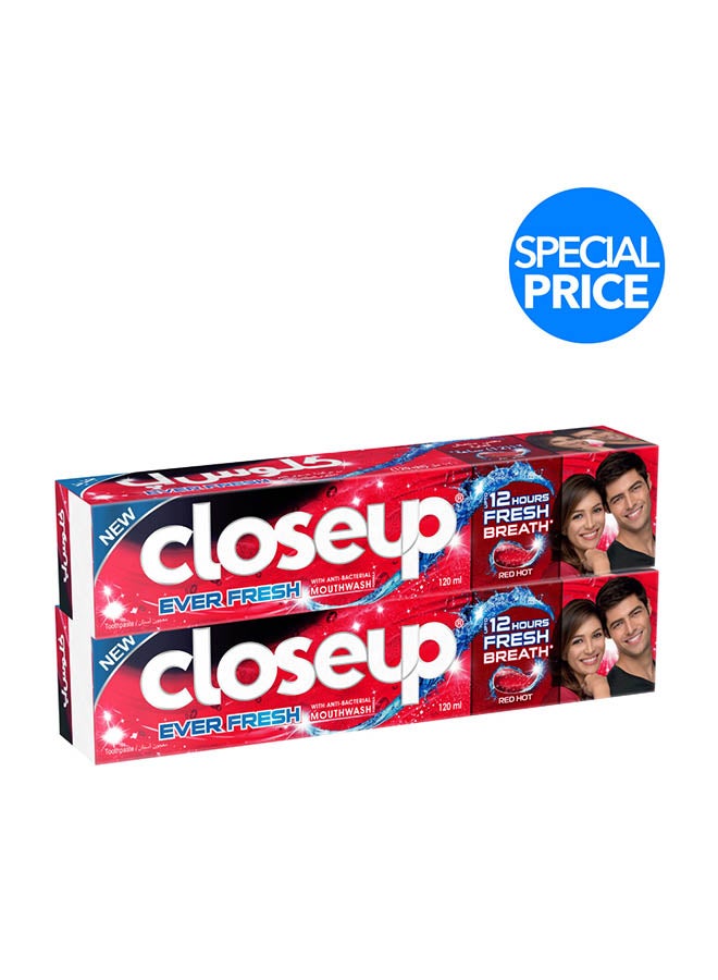 Closeup - Red Hot Toothpaste, 120ml, Pack Of 2 - Image 1
