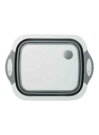 Multi-Function 3-in-1 Foldable Collapsible Cutting Board Grey/White 40x30x25cm - v1586761713/N36966028A_1