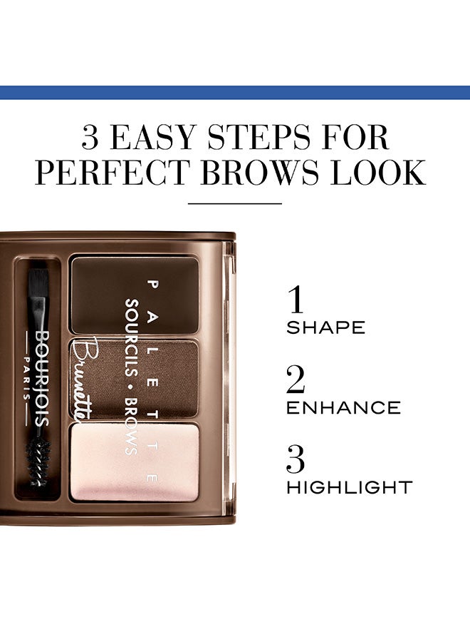 BOURJOIS PARIS - Brow Palette 4.5g 02 Brunette - Image 1
