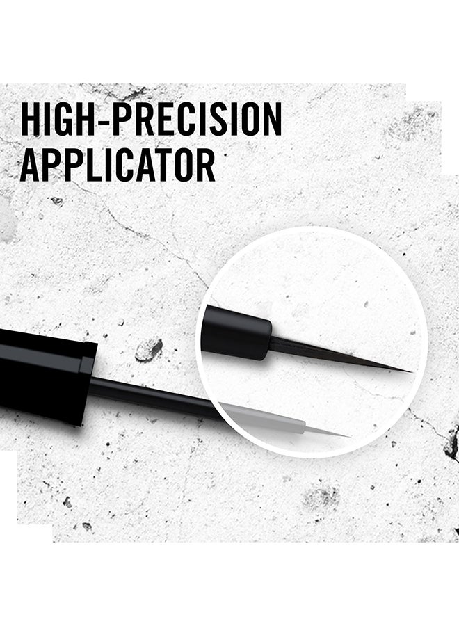 RIMMEL LONDON - Glameyes Professional Liquid Eyeliner, 3.5 ml, 01 Black Glamour - Image 1
