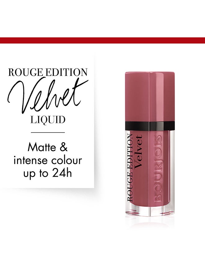 BOURJOIS PARIS Rouge Edition Velvet Liquid Lipstick – 07 –Nude-Ist  - Image 3