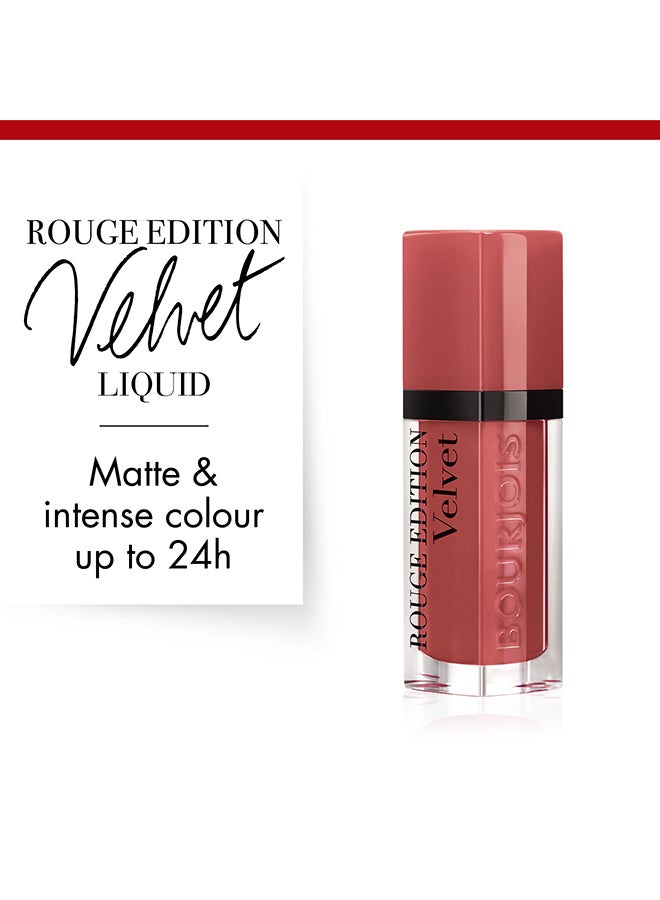 BOURJOIS PARIS - Rouge Edition Velvet Liquid Lipstick 7.7 ml 12 Beau Brun - Image 1