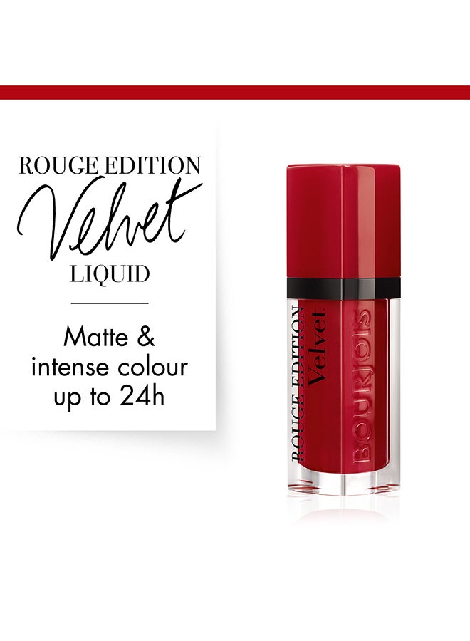 BOURJOIS PARIS - Rouge Edition Velvet Liquid Lipstick 7.7 ml 15 Red-Volution - Image 1