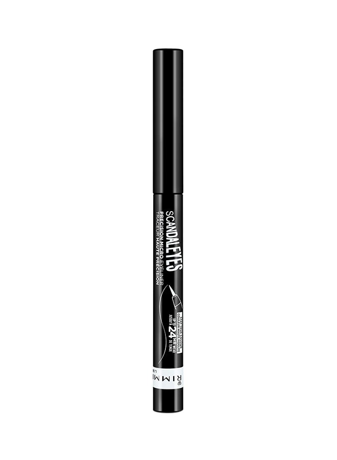 RIMMEL LONDON - Scandal'Eyes Precision Micro Eyeliner – 01 –Black - Image 1