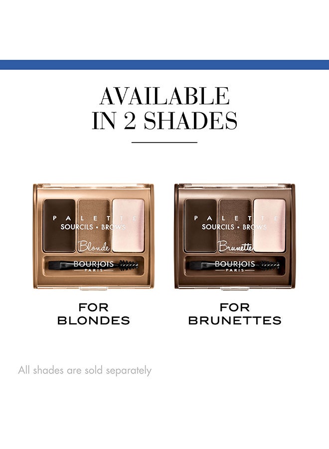 BOURJOIS PARIS - Brow Palette 4.5g 02 Brunette - Image 1