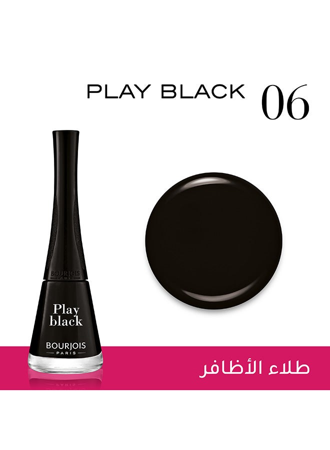 1 Seconde Nail Polish 9 ml 06 Play Black - v1586773725/N23287292A_7