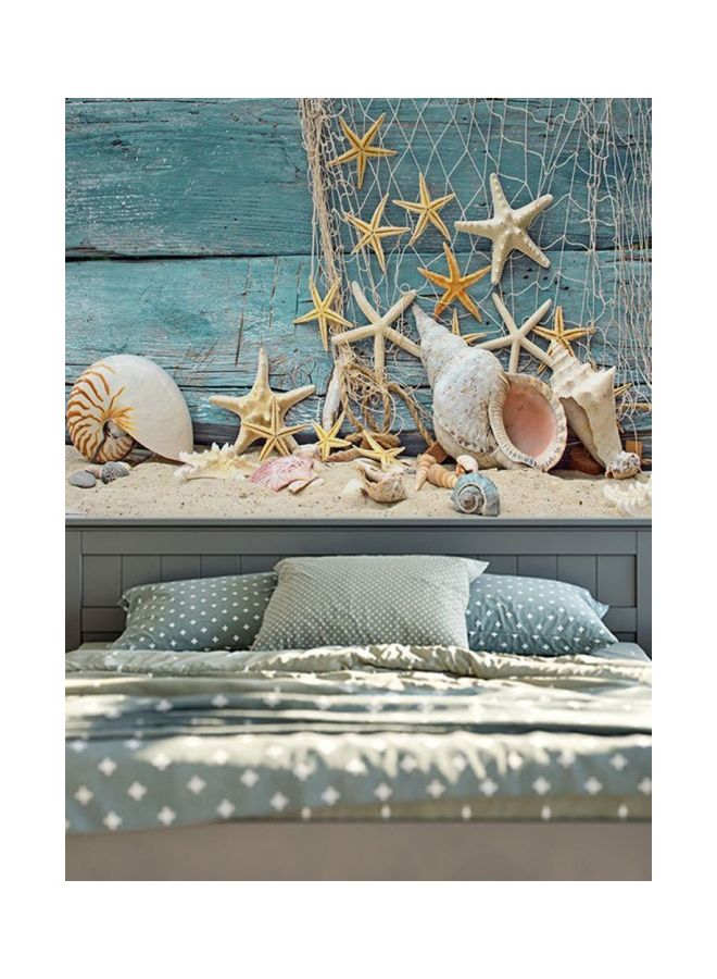 Qiangtie Hanging Sea Animal Wall Picture Green/Beige/Orange 150x200cm - Image 1