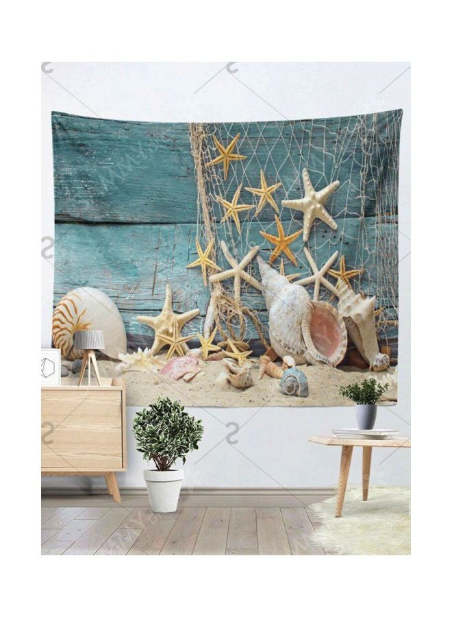 Qiangtie Hanging Sea Animal Wall Picture Green/Beige/Orange 150x200cm - Image 2