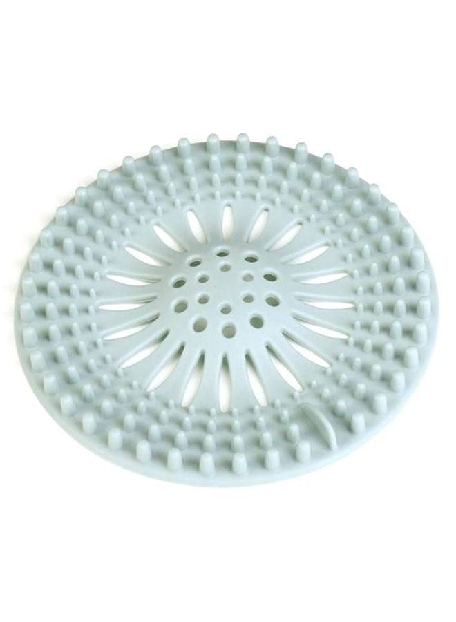 2-Piece Round Shape Anti-Blocking Drain Stopper Set Light Blue 