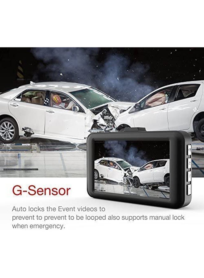 كيه كيه مون كاميرا تسجيل فيديو رقمية (DVR) سعوية فائقة الدقة تثبت بلوحة العدادات بالسيارة - Image 5