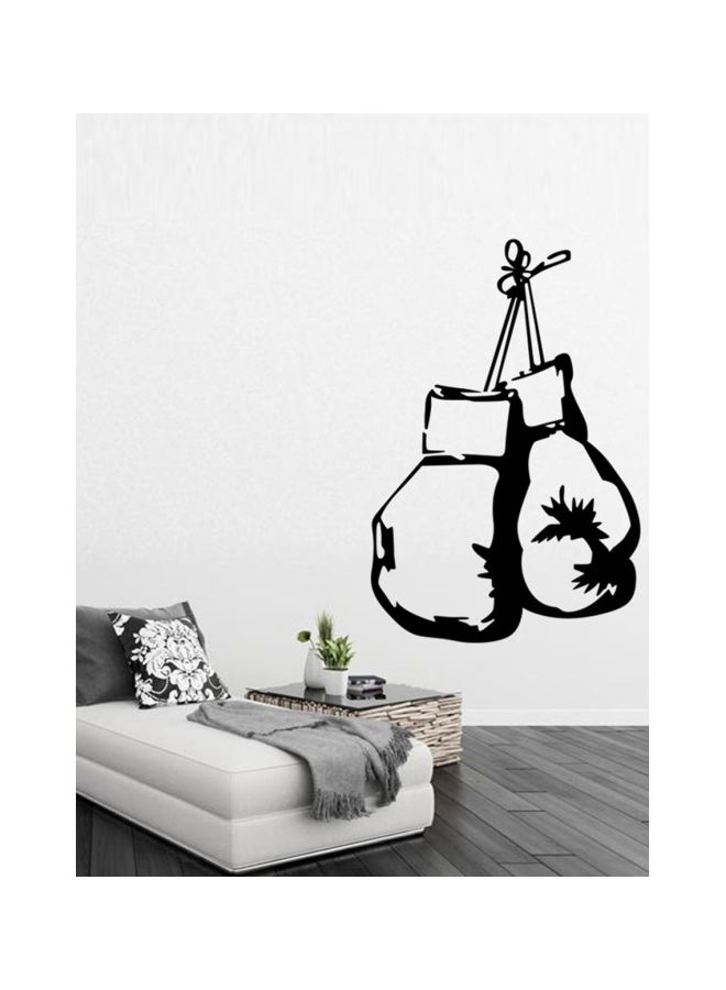 Boxing Bag Themed Wall Sticker Black 40x60cm  - Image 1