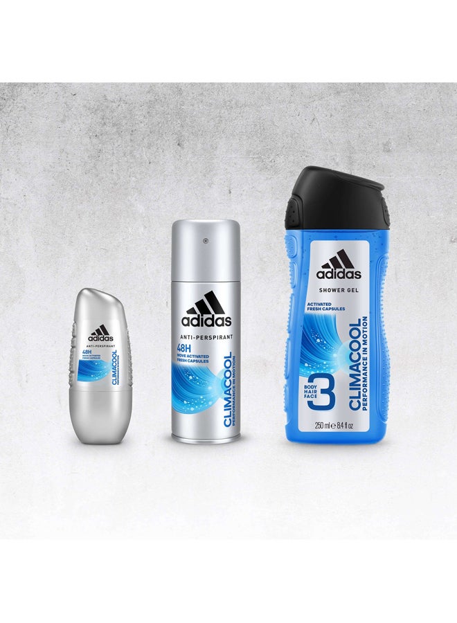 adidas جل استحمام كليماكول 3 في 1 للجسم والشعر والوجه متعدد الألوان 400ملليلتر - Image 5