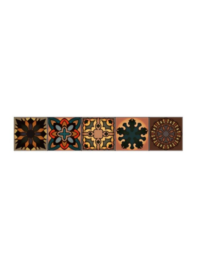 Generic - Qiangtie Decorative Wall Sticker Brown/Blue/Green 100x20cm - Image 1