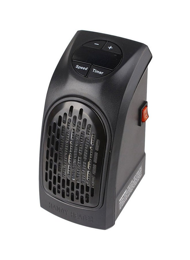 Electric Mini Wall Air Heater Stove Radiator SG86602 Black  - Image 1