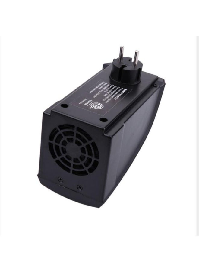Electric Mini Wall Air Heater Stove Radiator SG86602 Black  - Image 2