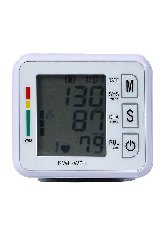 Portable Automatic Digital LCD Display Wrist Blood Pressure Monitor - Image 1