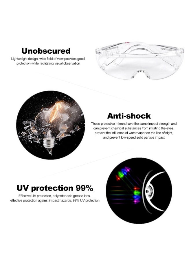 Professional UV Protection Safety Eyewear Goggle Clear  - Image 3