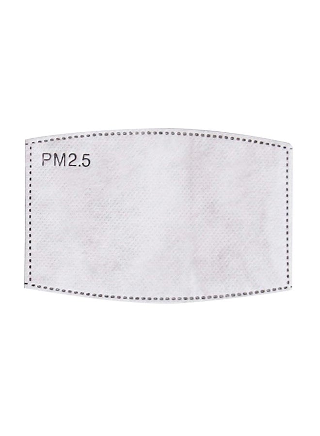 50-Piece PM2.5 Activated Carbon Mask Filter - Image 1