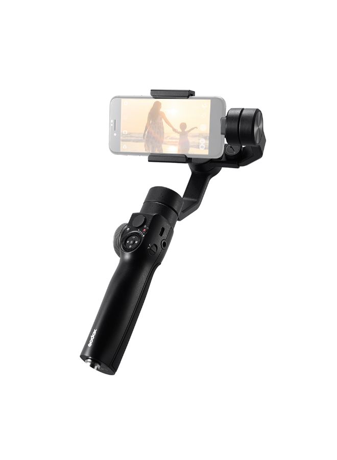 Godox - 3-Axis Handheld Steady Gimbal PTZ Camera Mount Black - Image 1