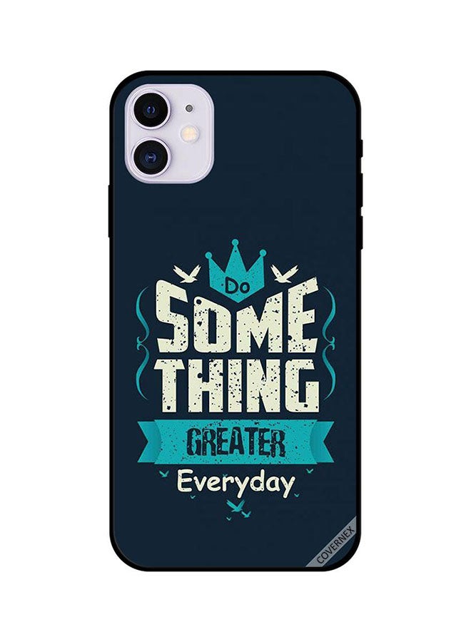 Covernex Protective Case Cover For Apple iPhone 11 Dark Blue/Off White 