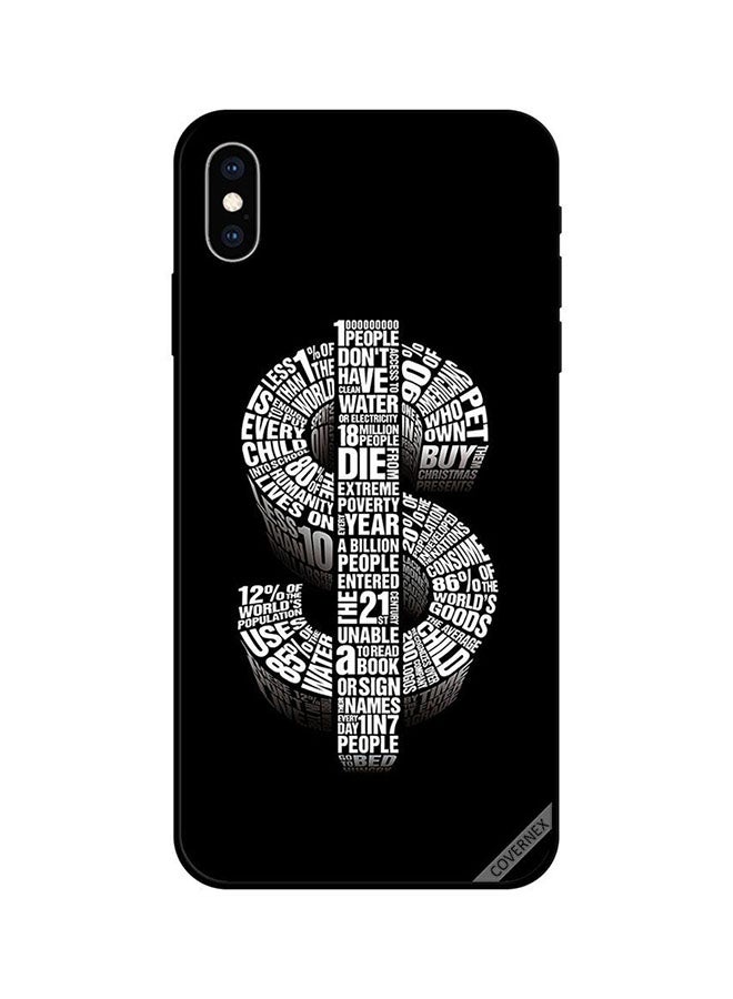 كوفرنيكس غطاء حماية واق لهاتف أبل آيفون XS ماكس أسود/ أبيض - Image 1