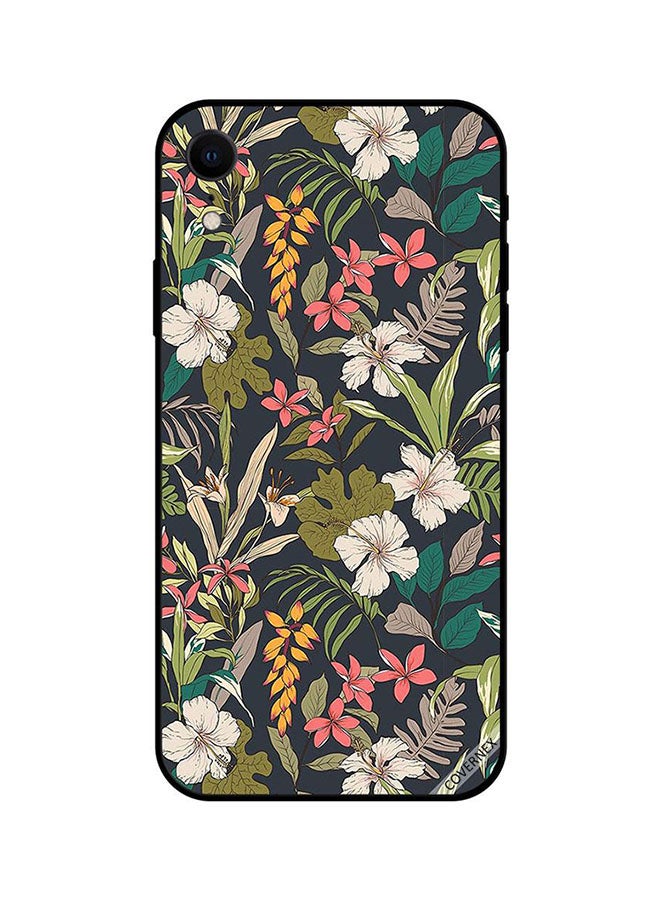 كوفرنيكس غطاء حماية واقٍ لهاتف أبل آيفون XR بطبعة تصميم زهور متنوعة