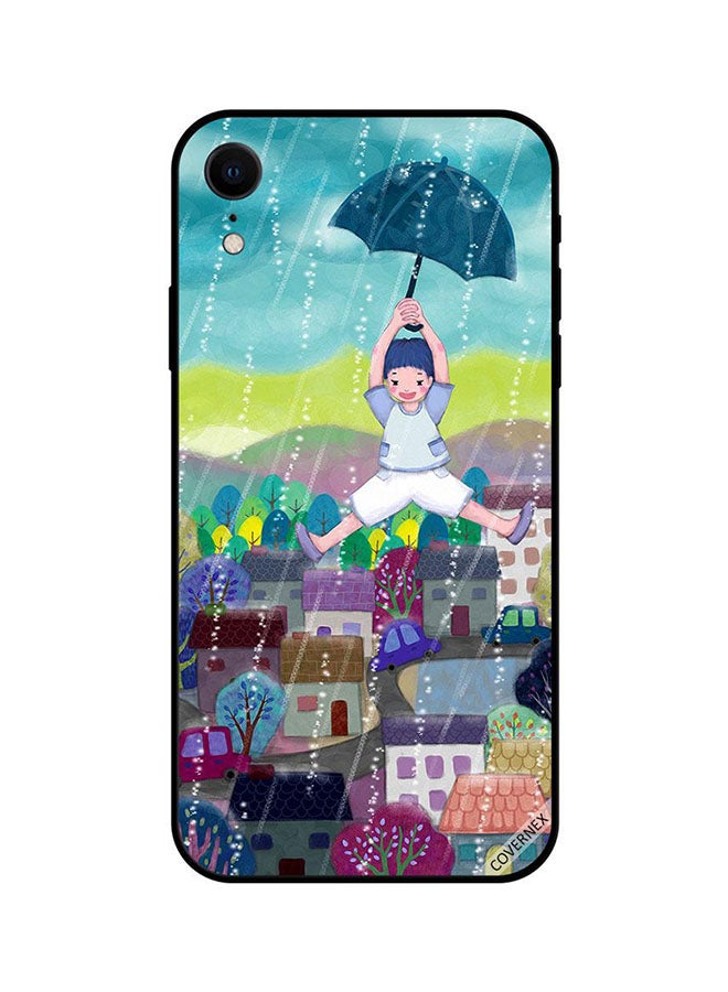 Covernex Apple iPhone XR Protective Case Cover Printed Featuring Boy Flying DESIGN_0142 - Image 1